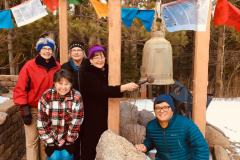 A tiny Buddhist temple in north WI woods